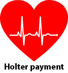 Link to Holter payment in the shopping cart